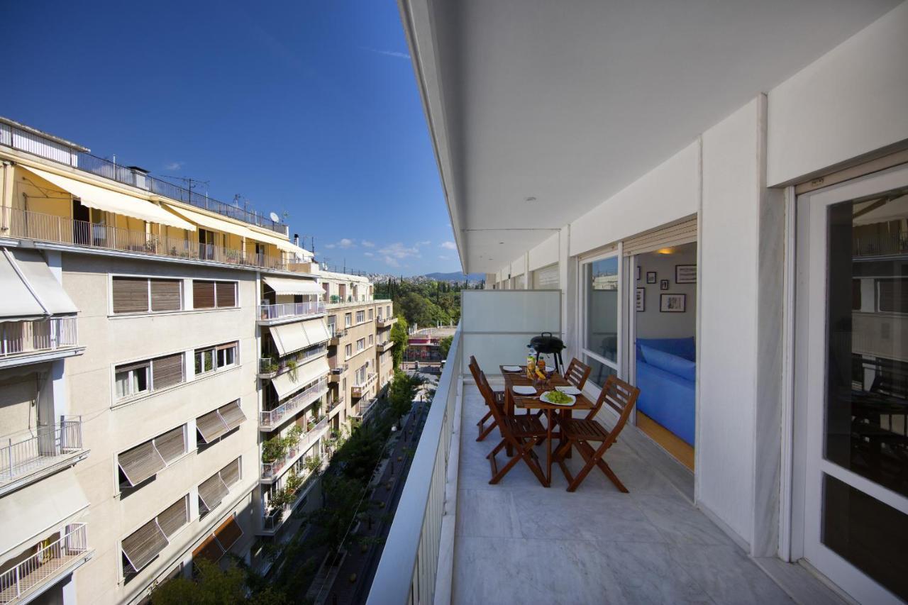 Super Modern Minimal Flat Nr Metro & Arch. Museum Apartment Atena Exterior foto