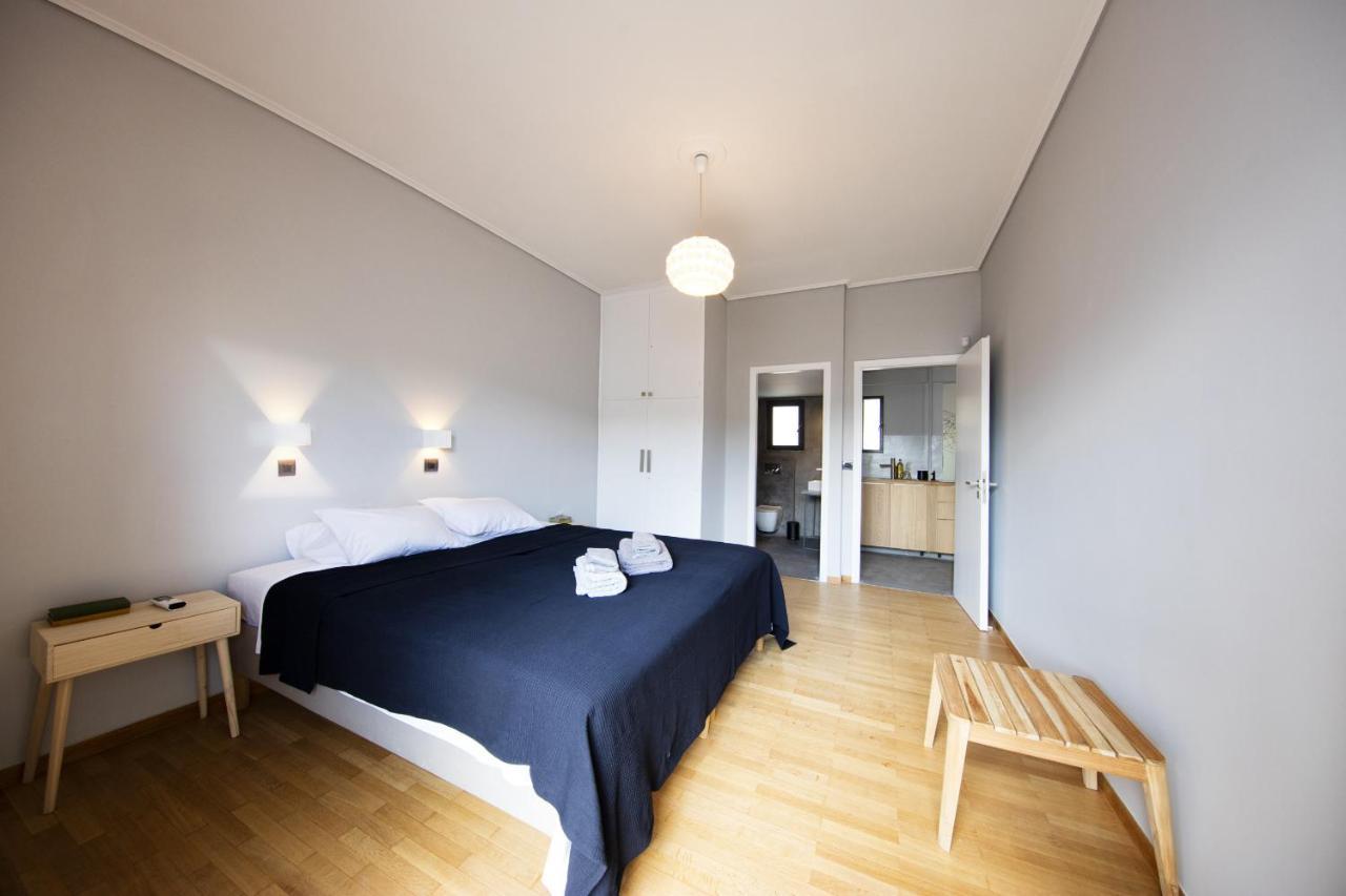 Super Modern Minimal Flat Nr Metro & Arch. Museum Apartment Atena Exterior foto
