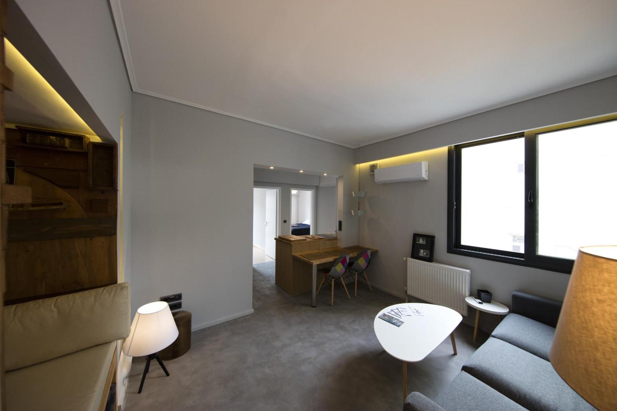 Super Modern Minimal Flat Nr Metro & Arch. Museum Apartment Atena Exterior foto