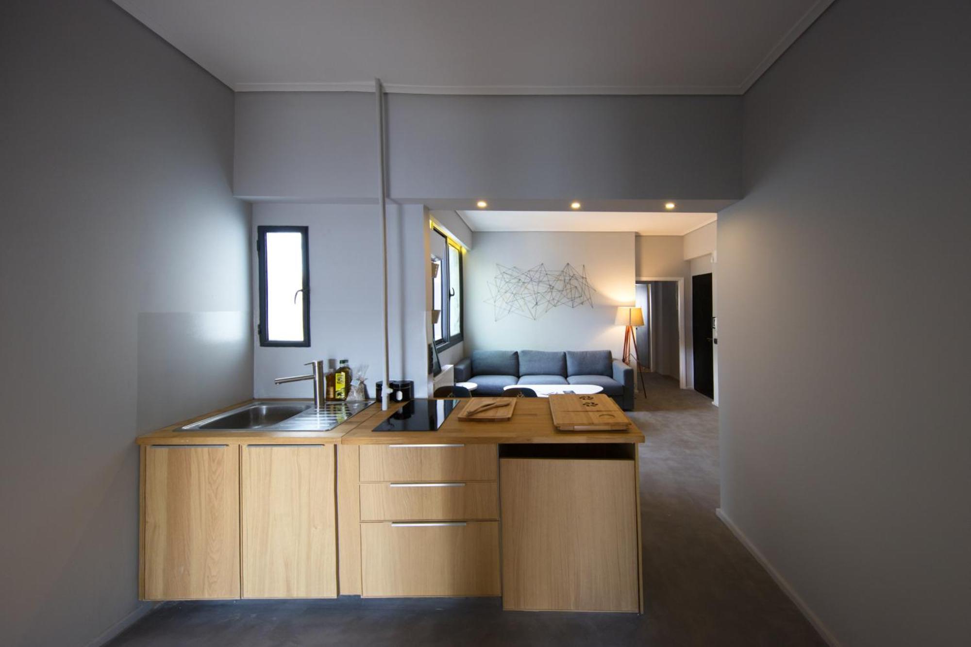 Super Modern Minimal Flat Nr Metro & Arch. Museum Apartment Atena Exterior foto
